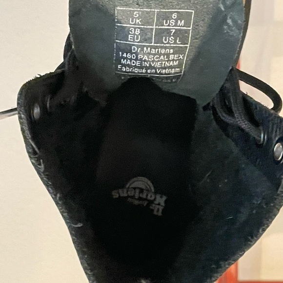 Dr. Martens 1460 PASCAL BEX PISA NAPPA LEATHER LACE UP BOOTS - Picture 4 of 8